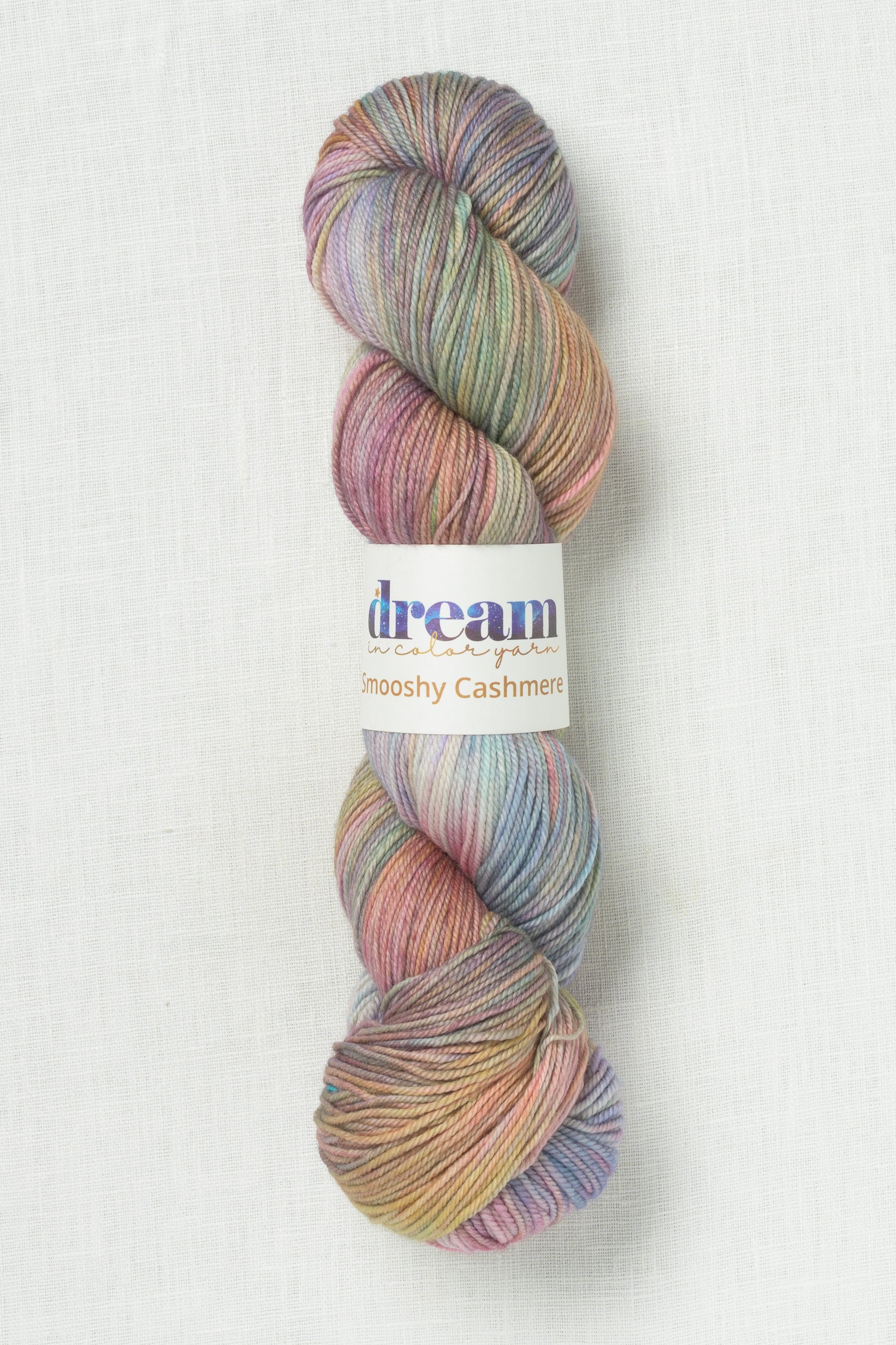 2 Dream in Color Smooshy Cashmere outlet Merino Wool Fingering Weight Yarn Grays Blurry