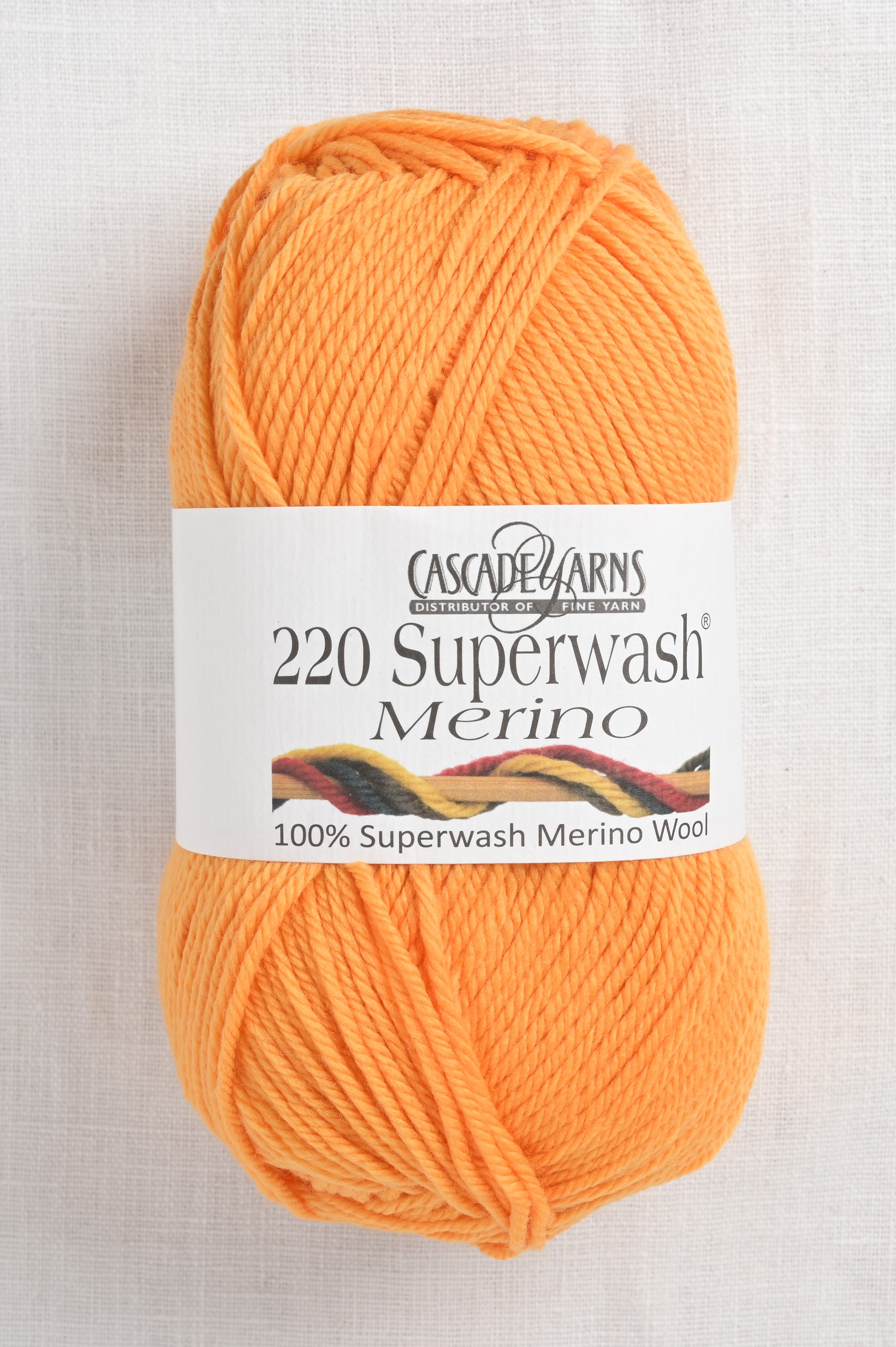 Bright Yellow - Worsted Weight - 100% Superwash Merino Wool Yarn