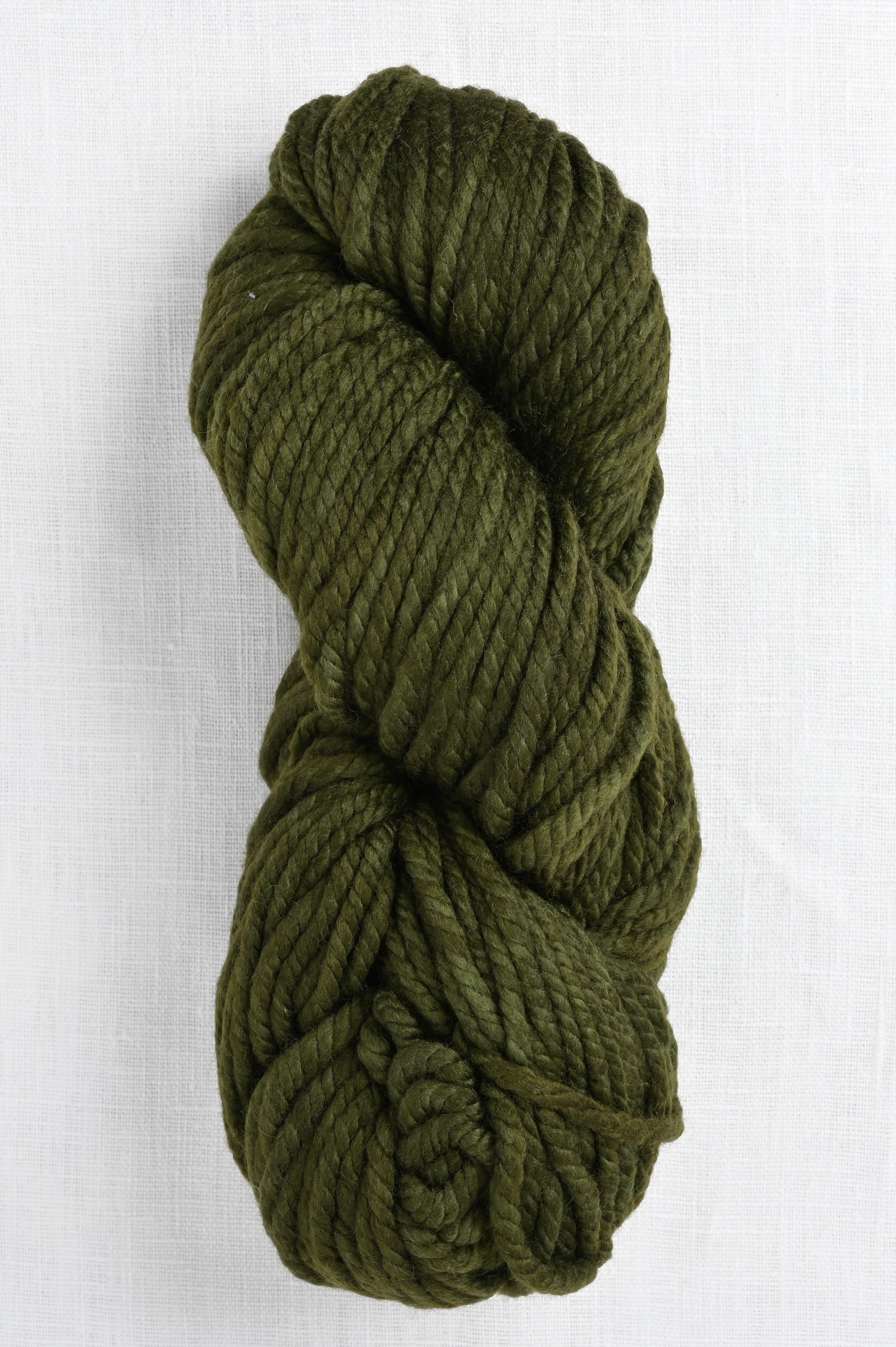 Malabrigo Worsted in color Olive, #056, Merino Wool Aran Weight Knitting  Yarn, deep olive green