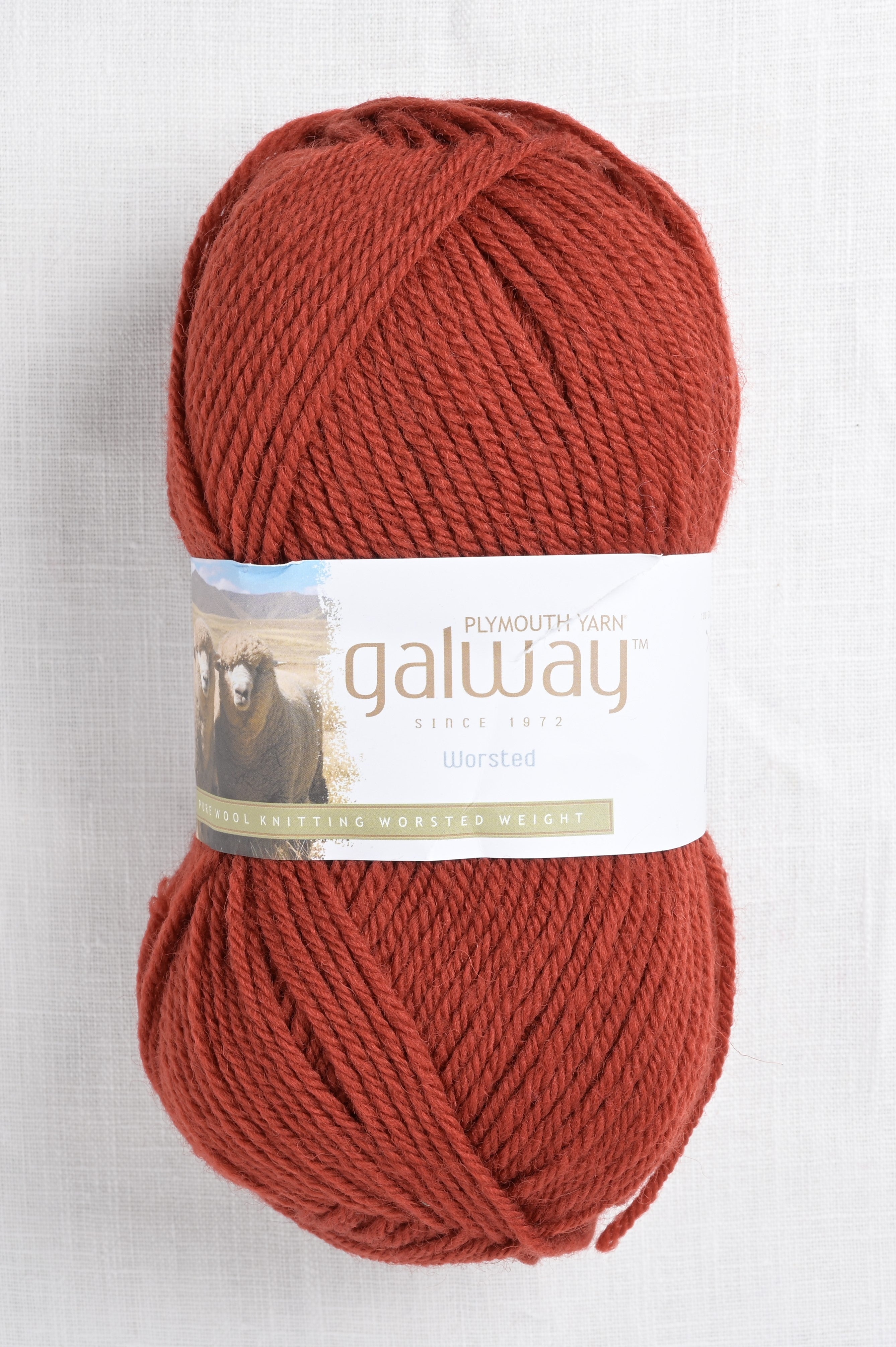 Plymouth Yarn - Galway Worsted 100% Wool - Color 126, Lot 65724 - light  Brown