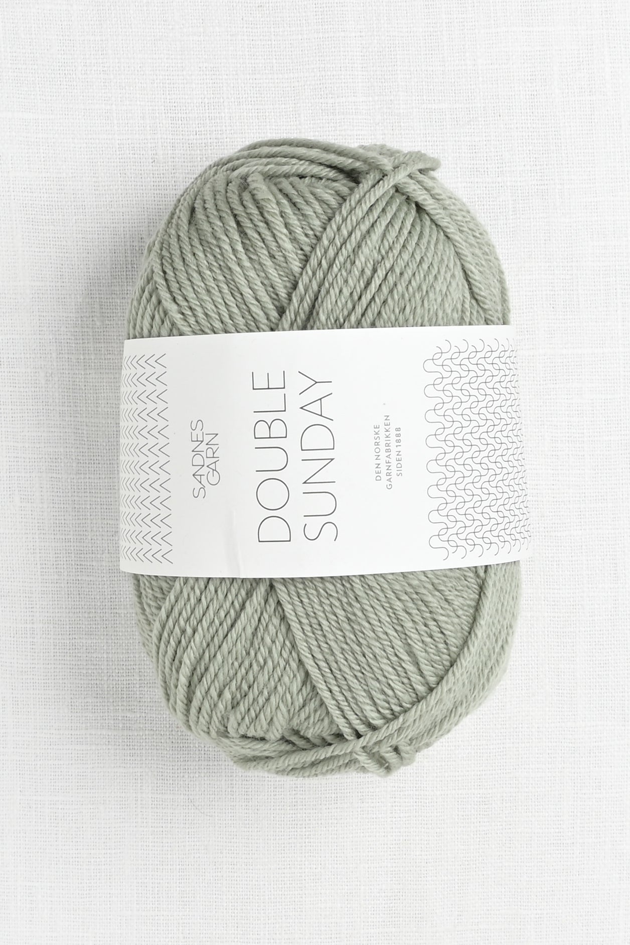 Garn Sunday Wool Light Company and Double Green – Dusty 8521 Sandnes