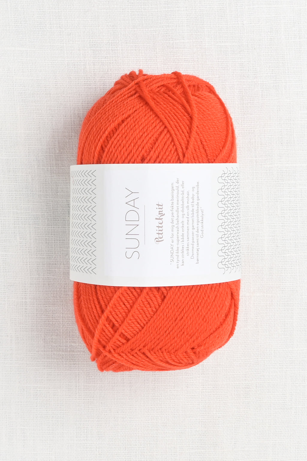 Sandnes Garn Sunday 3819 That Orange Feeling (PetiteKnit Color Palette) (Limited Edition)