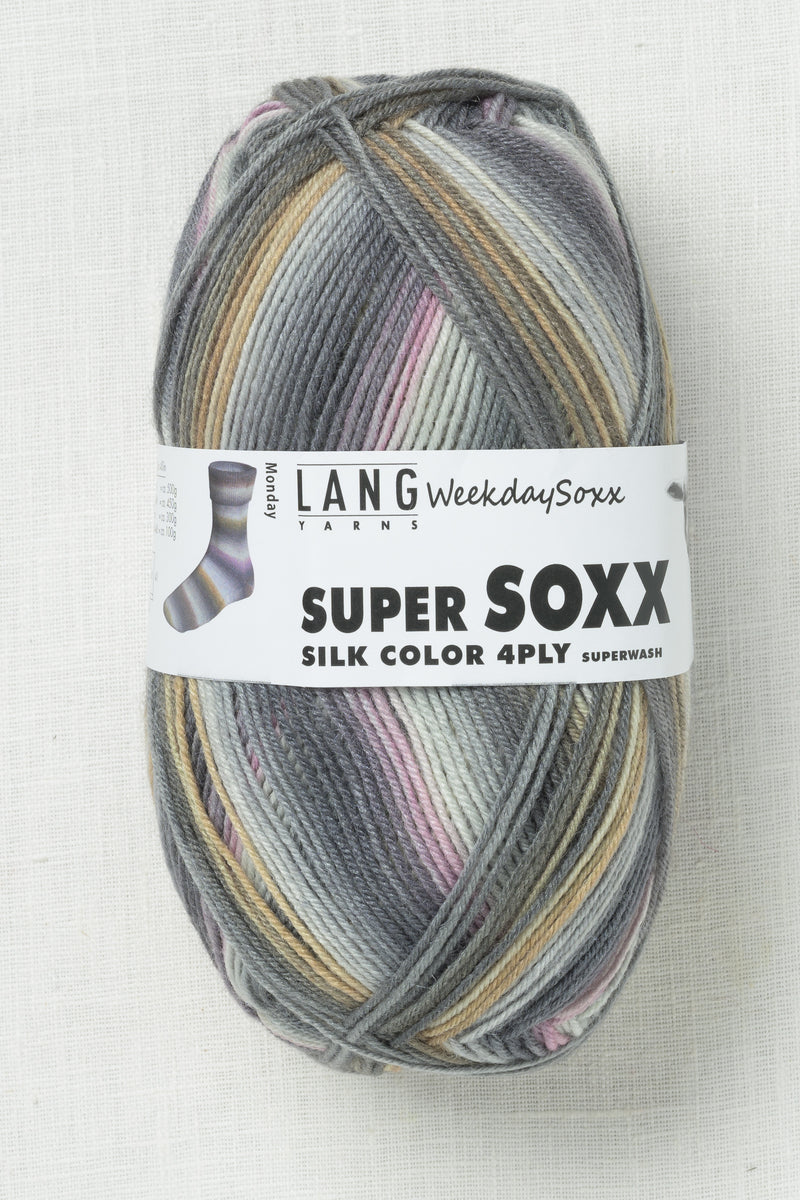 Lang Yarns Super Soxx Silk 463 Monday