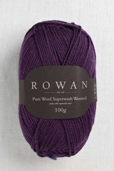 Rowan Pure Wool Worsted 198 Eggplant