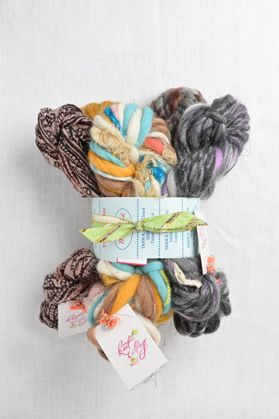 Knit Collage Mini Skein Sampler Set  Mustard