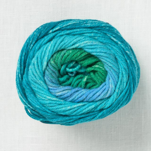 Lang Yarns Merino Plus Color 210 Petrol Green Blue