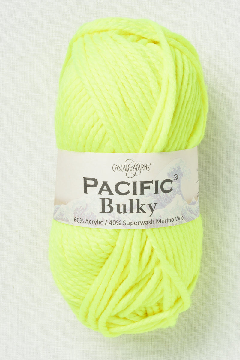 Cascade Pacific Bulky 198 Neon Yellow