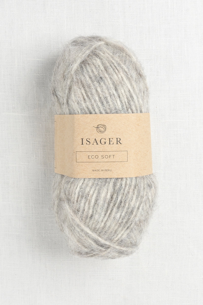 Isager Soft E2S Light Grey Undyed