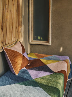 TRIANGLE blanket & pillow by Doris Doblhofer