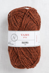 Rauma Vamsegarn 401 Rust Red Dark Heather