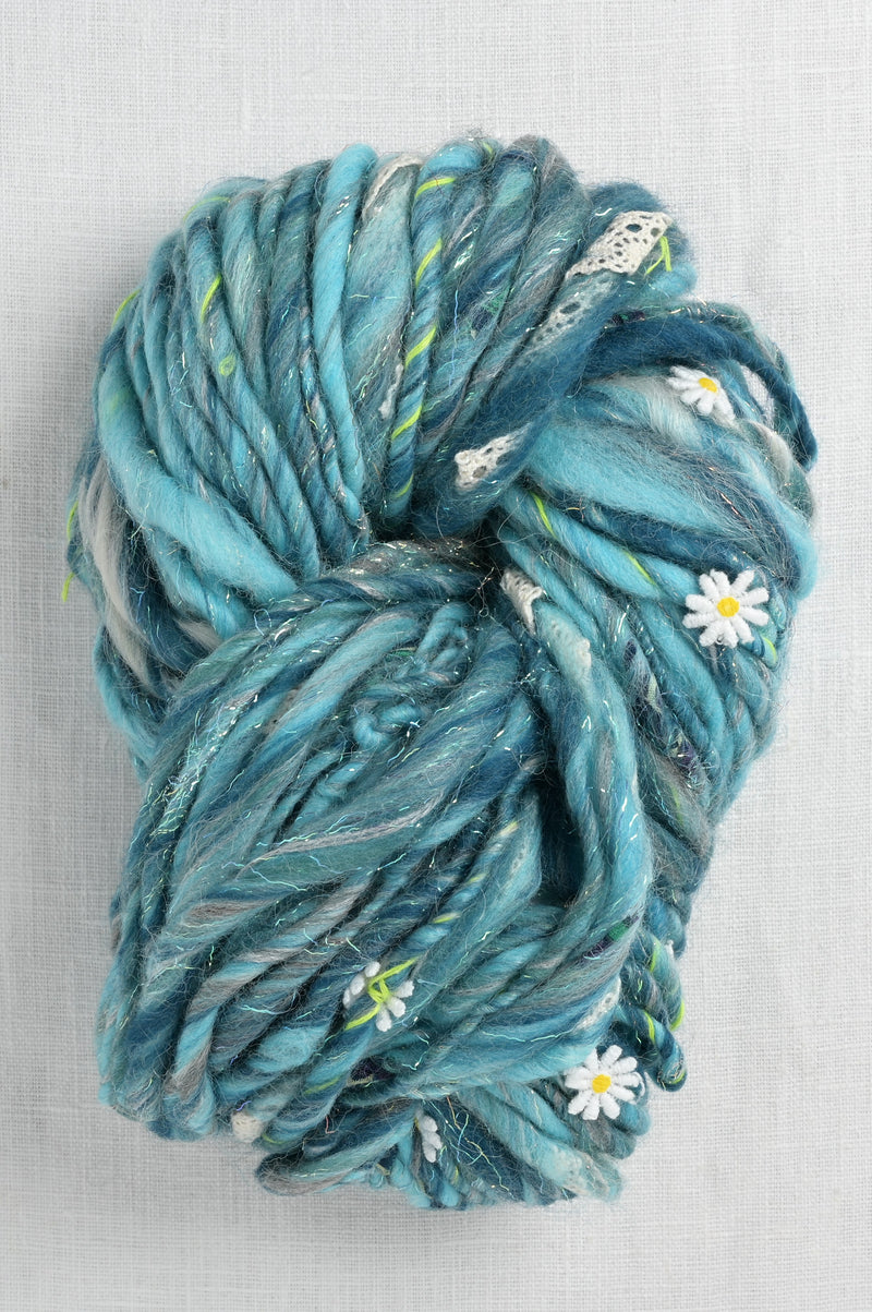 Knit Collage Daisy Chain Frosty Azure