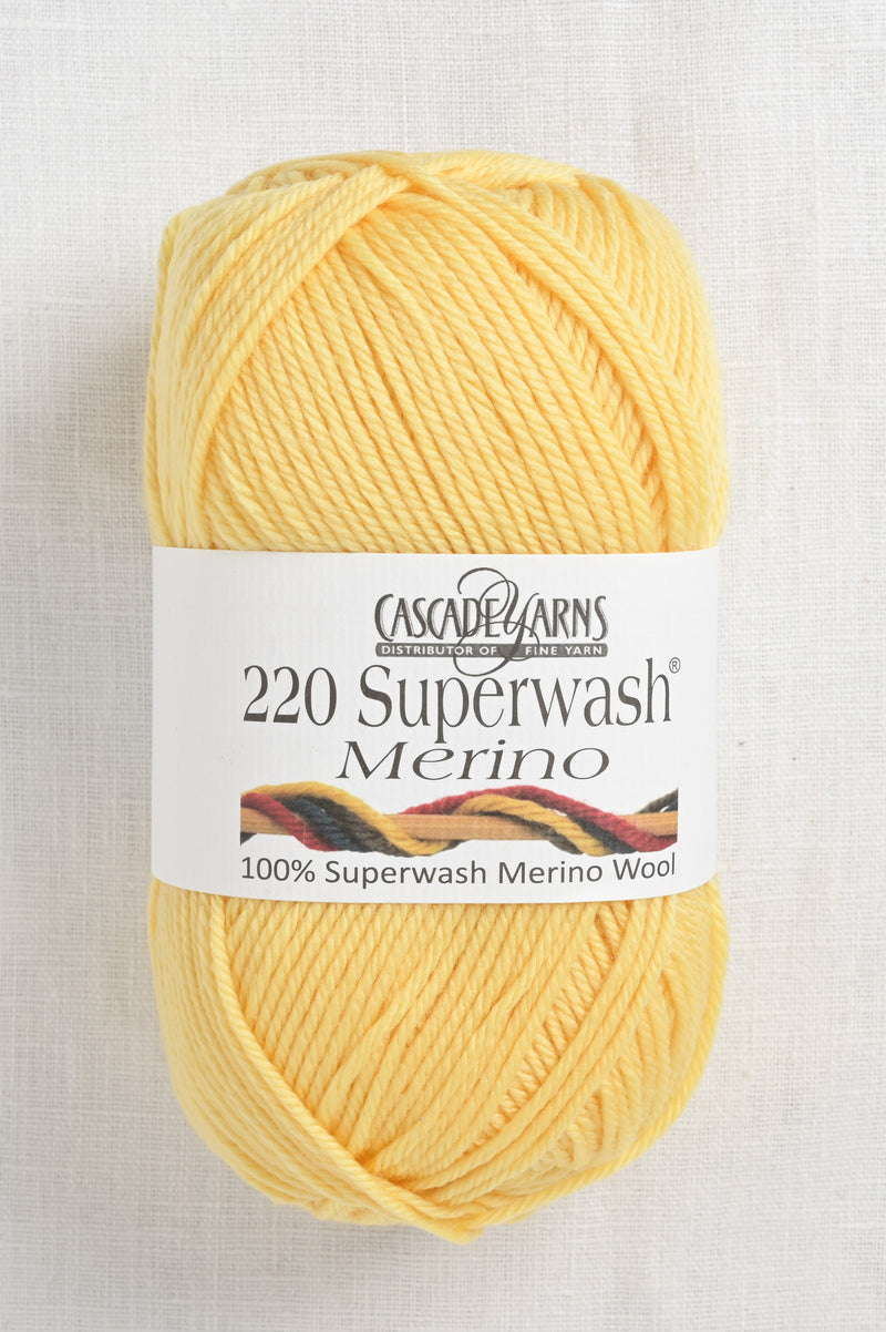 Cascade 220 Superwash Merino 09 Lemon