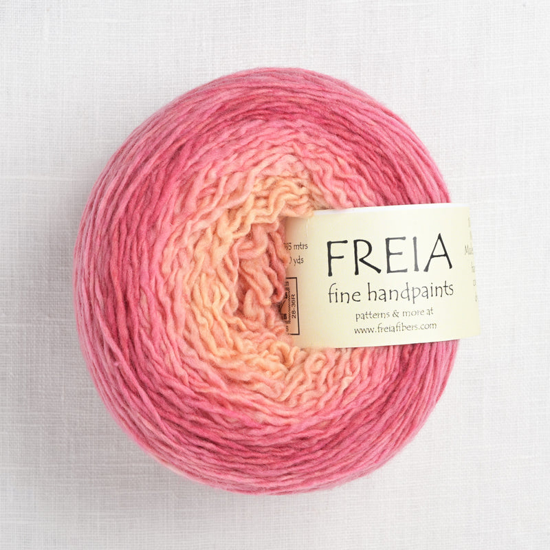 Freia Fingering Shawl Ball Coral Reef