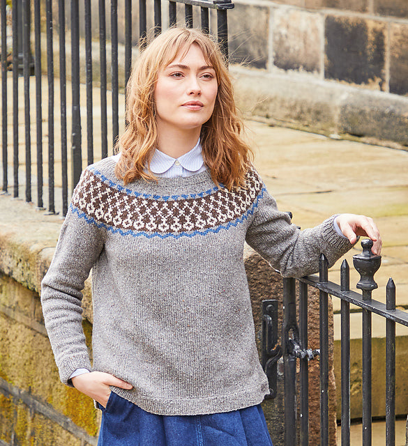 10154 Fairisle Sweater by Sirdar