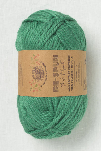 Lion Brand Re-Spun Thick & Quick 176I Jade