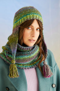 10709 Anemone Hat and Snood by Sirdar