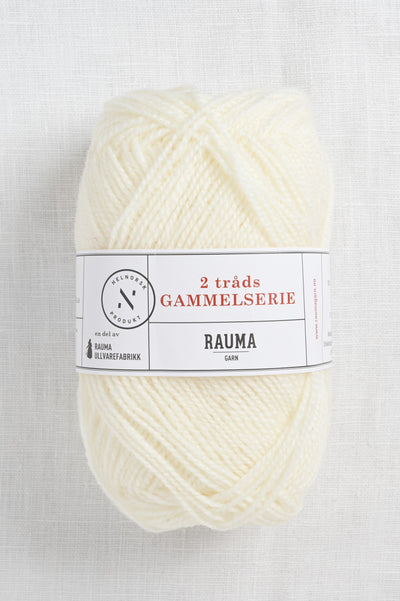 Rauma 2-Ply Gammelserie 400 White