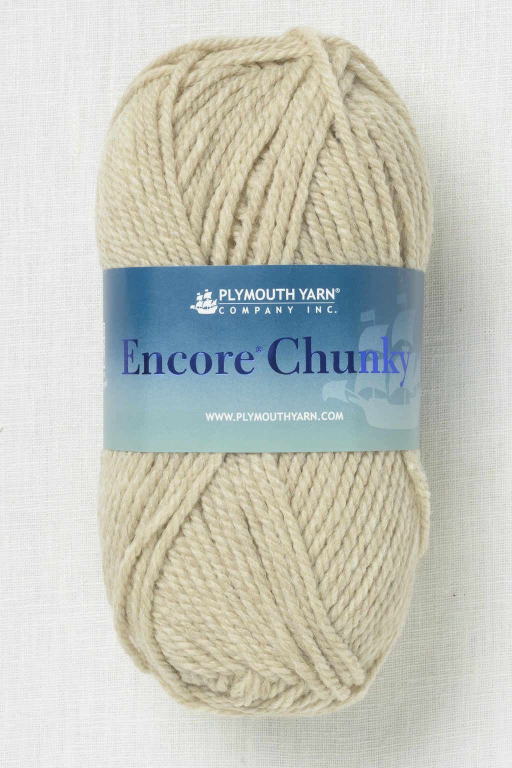 Plymouth Encore Chunky 240 Oatmeal Heather