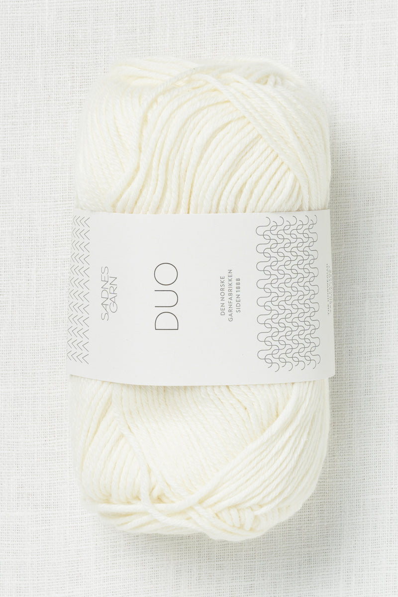 Sandnes Garn Duo 1002 White