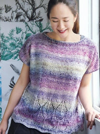 Cap-sleeved Top by Eisaku Noro Design Team