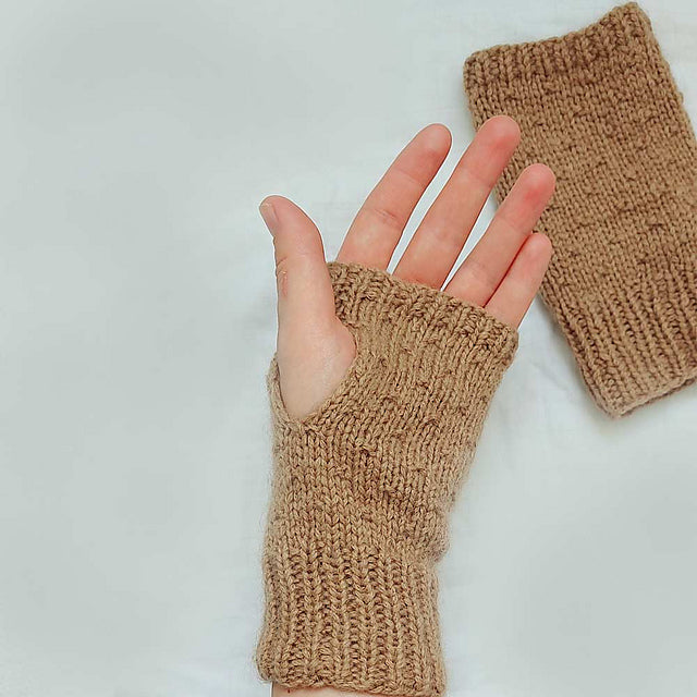 Camelove Wrist Warmers by Pascuali Designs