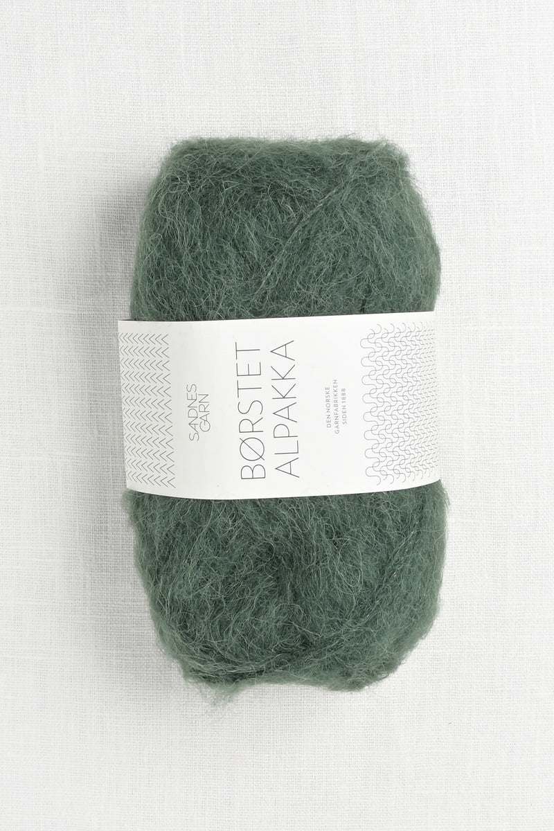 Sandnes Garn Borstet Alpakka 8581 Deep Forest Green