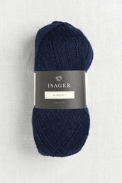 Isager Alpaca 1 100 Navy