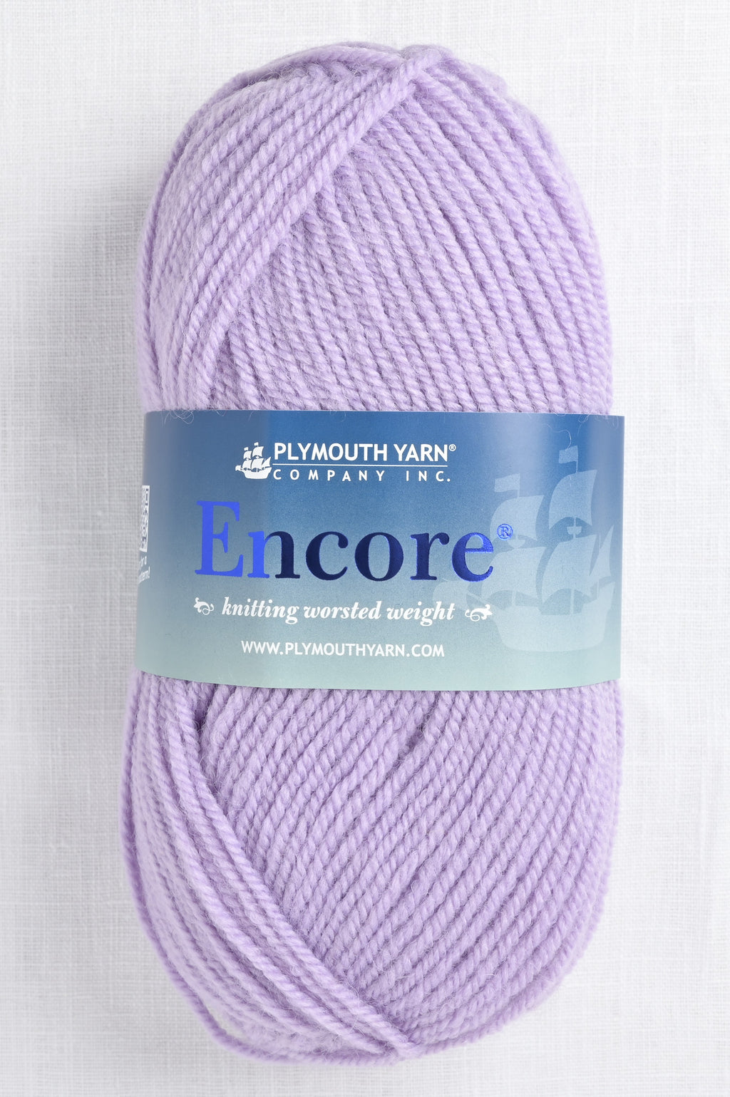 Plymouth Encore Worsted 233 Light Lavender