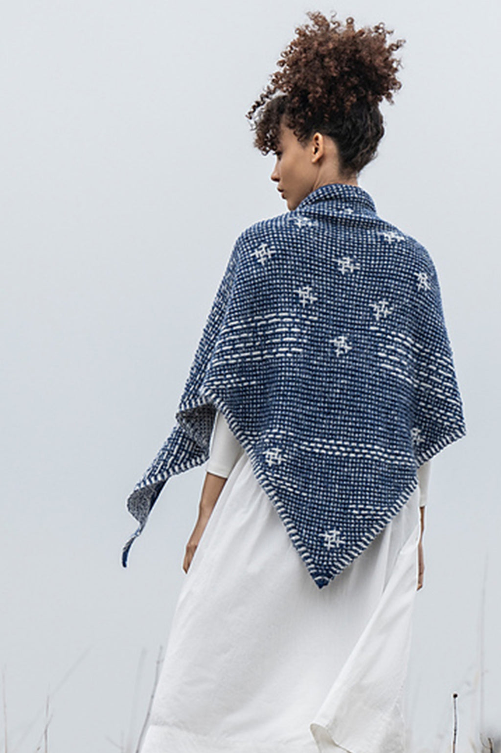 Blue Sky Fibers Festive Night Shawl Kit