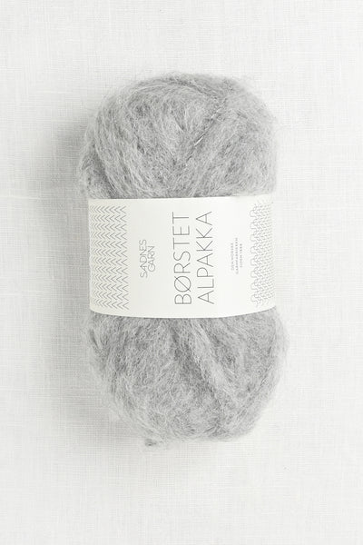 Sandnes Garn Borstet Alpakka 1042 Gray Heather