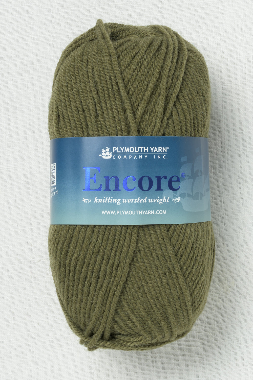 Plymouth Encore Worsted 9863 Pesto