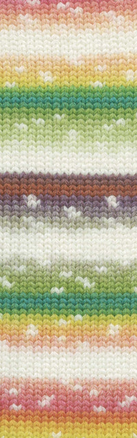 Wooladdicts Mystery 6 Rainbow swatch