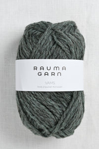 Rauma Vamsegarn 412 Dark Gray Mint Heather