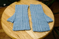 Chickering Sage Mitts by Grace Akhrem