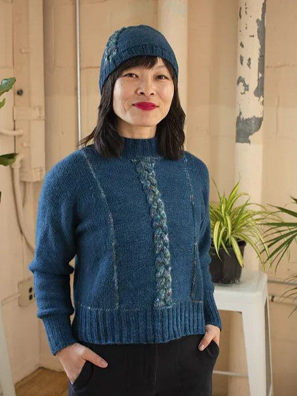 Shana Sweater + Hat by Stephanie Earp