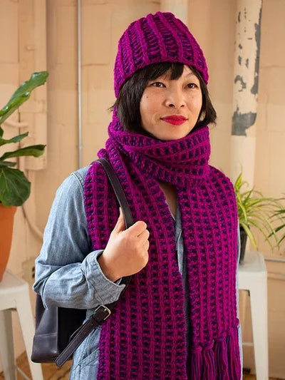 Synergy Hat + Scarf by Stephanie Earp