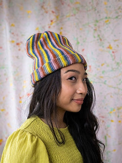 Gather Garter Hat by Lindsay Degen