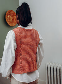 Licorice Twist Vest by Julia Farwell-Clay