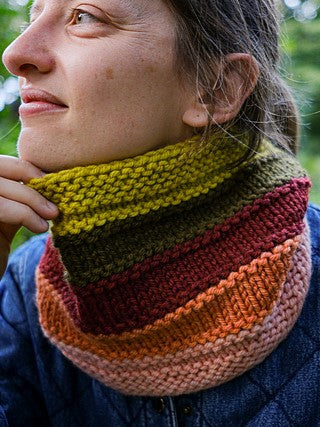 Clems Run Cowl by Jocelyn Tunney