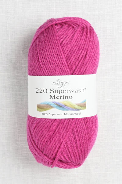 Cascade 220 Superwash Merino 118 Very Berry