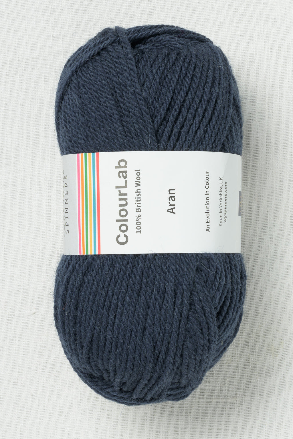 Navy aran wool hotsell