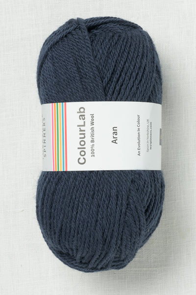 WYS ColourLab Aran True Navy