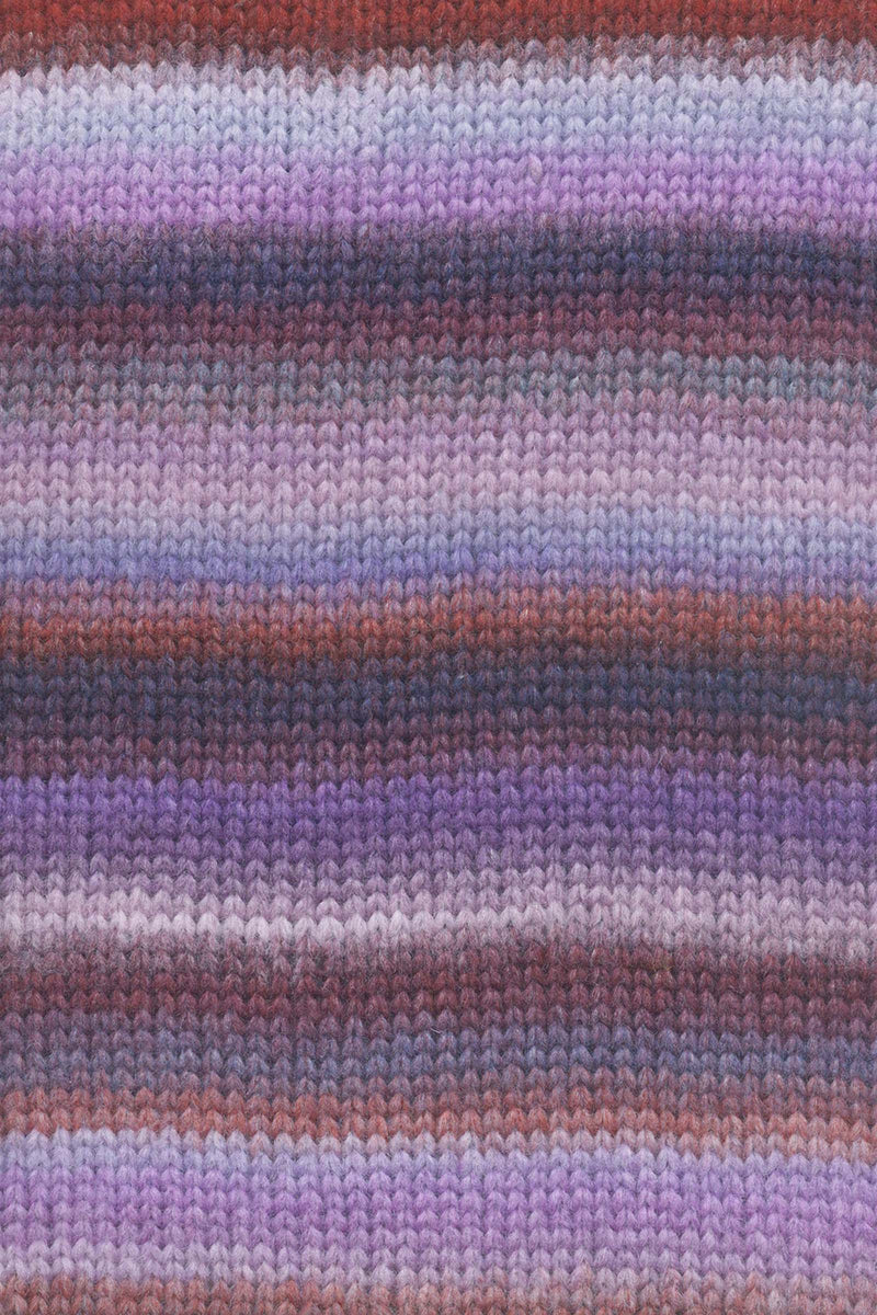 Lang Yarns Cloud 18 Lilac Petrol Pink swatch