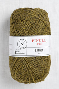 Rauma Finullgarn 4129 Dark Moss Green Heather