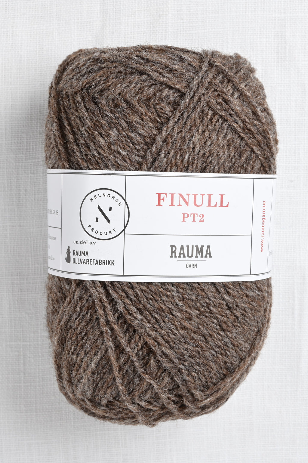 Rauma Finullgarn 0411 Medium Brown Heather