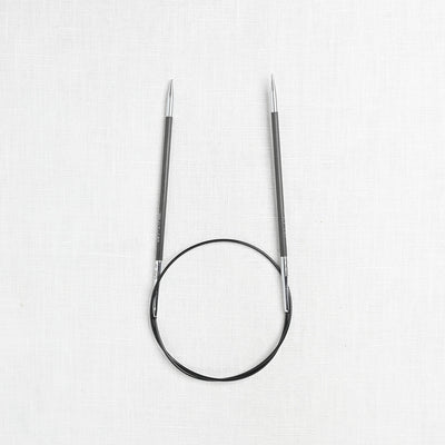 CHIAOGOO CHIAOGOO 24 Inch Stainless Steel Fixed Circular Knitting Needle