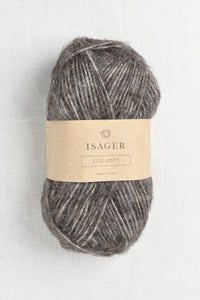 Isager Soft E4S Dark Brown Undyed