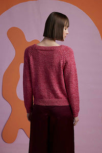 Top Down Sweater Carsta by LANGYARNS SWITZERLAND