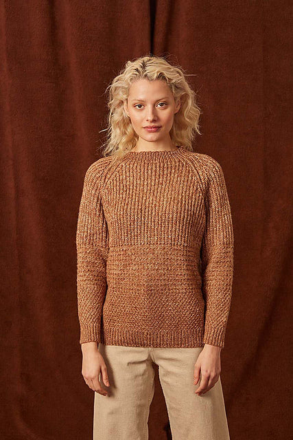 Raglan sweater Oprah by LANGYARNS SWITZERLAND