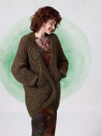 Cardigan Daphne by LANGYARNS SWITZERLAND